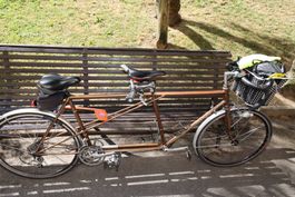 Tandem artisanal Bertetto – Service complet, prêt à rouler.