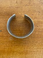 Armreif silberfarben Ornamentmuster guter Zustand
