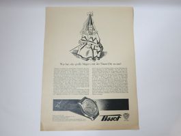 Vintage Werbung Tissot-Uhr