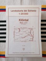 1153 Klöntal🌞1:25'000 Landeskarte der Schweiz