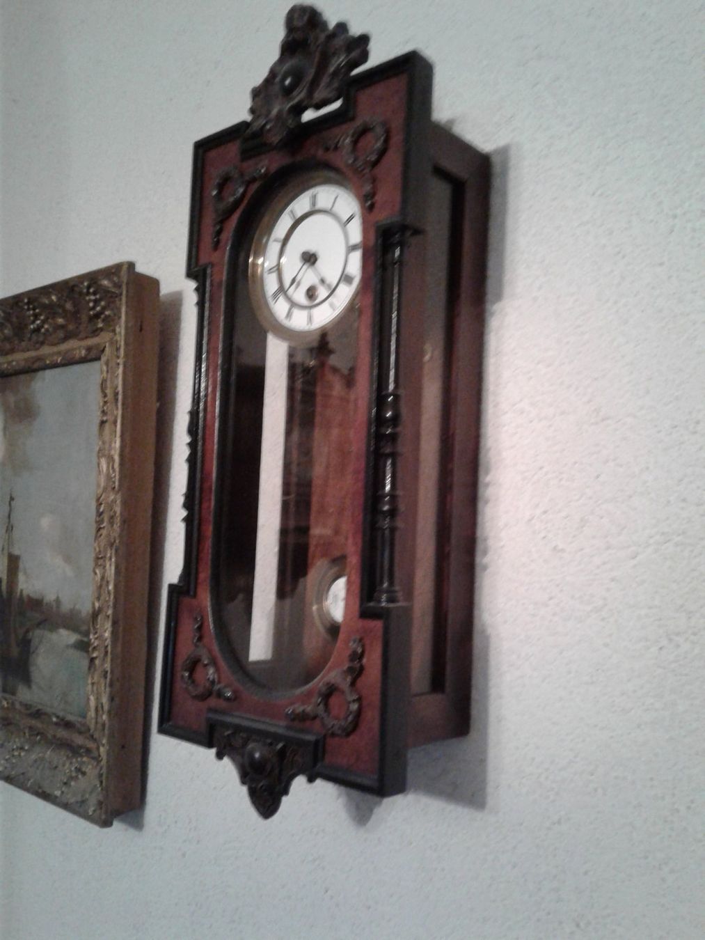Orologi: MINI REGULATOR von Lenzkirch Gesamthöhe 50cm. – Usato da Lachen SZ venduto da lachen49 3