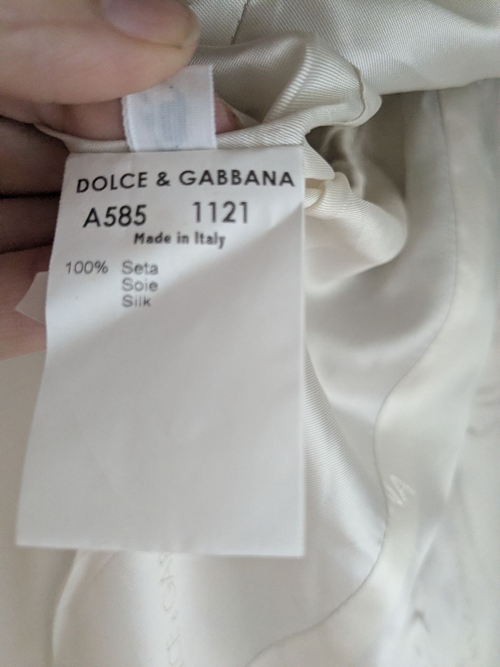 Dolce & Gabbana Giacche: Dolce & Gabbana Blazer Rosendruck,  Seidei – Usato da Niederweningen venduto da Karin7777 3