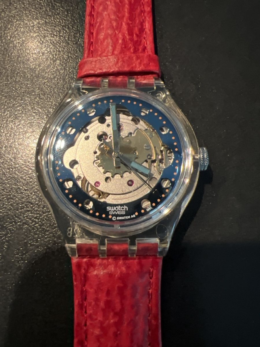 Swatch Orologi: Swatch Automatic (SAK101) Red Ahead – Nuovo e nell'imballaggio originale da Künten venduto da Spike17 1