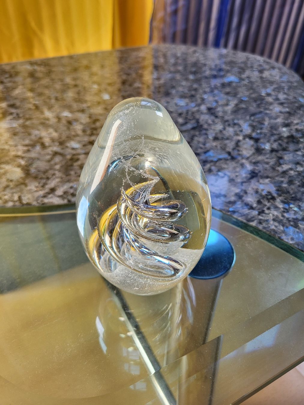 Gläser: Glas mit Spirale – Neu (gemäss Beschreibung) aus Flawil von Uncristalized 1