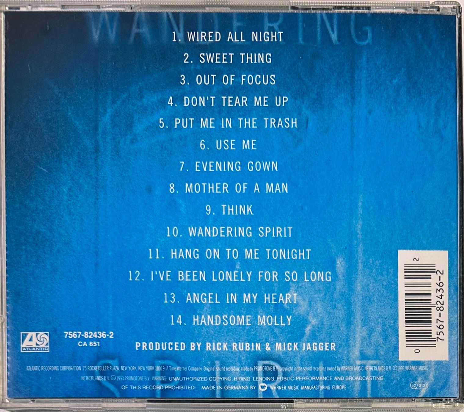 CDs: Jagger – Wandering Spirit – Gebraucht aus Martigny von jereq 1