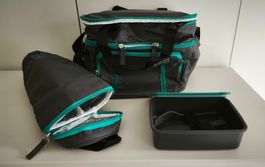 Kühltasche „Ice Cool“ (grau/blaugrün)
