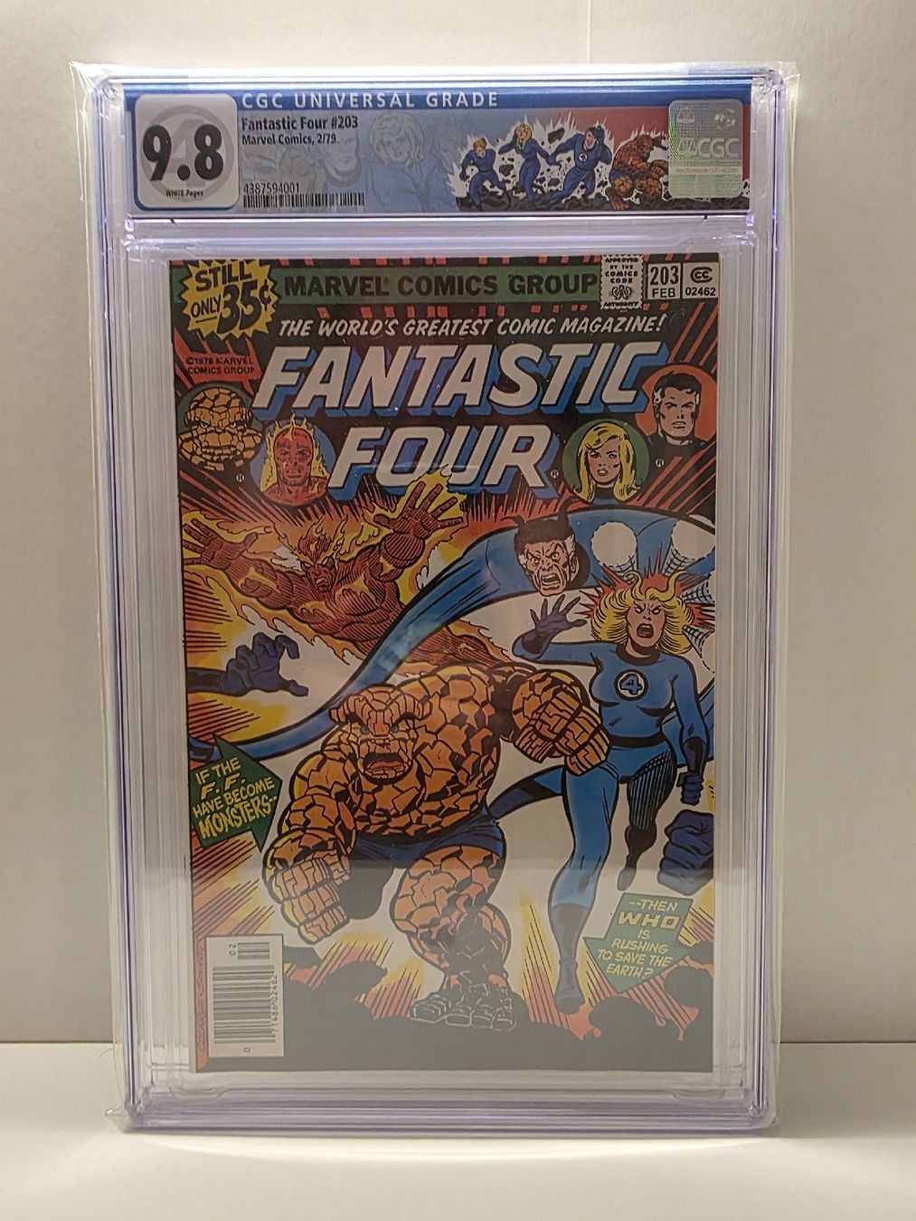 Comics: CGC 9.8 Fantastic Four 203 Marvel Comic – Neu und originalverpackt aus Muttenz von zio_ttl5