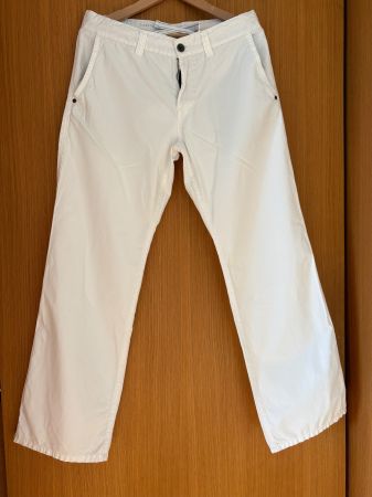 Esprit Herren Sommerhose weiss Gr. 32/34 leichte Baumwolle