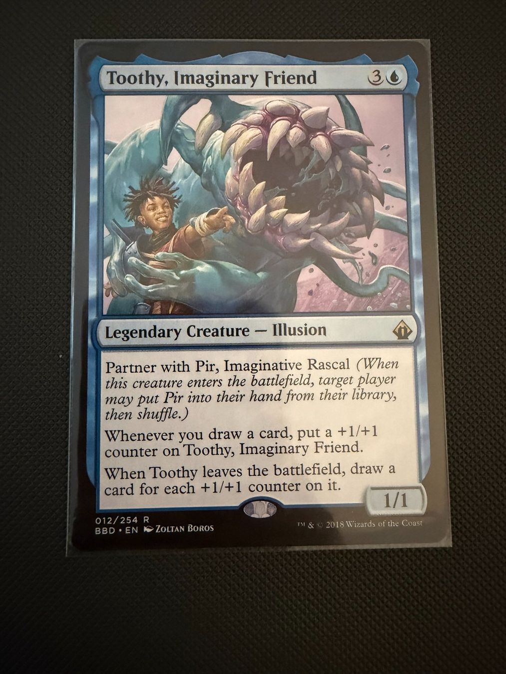 Magic The Gathering Carte collezionabili: Toothy, Imaginary Friend – Usato da Ulisbach venduto da joelsj