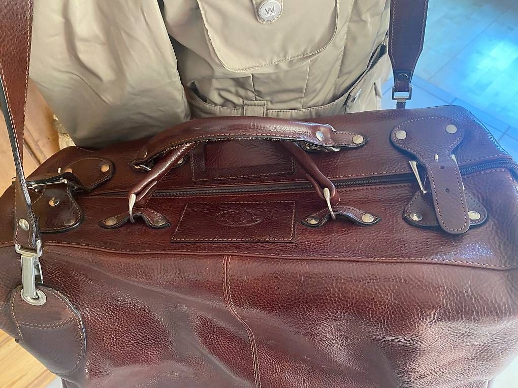 Taschen: Leder Weekender – Gebraucht aus Grossaffoltern von -wabi-sabi 2
