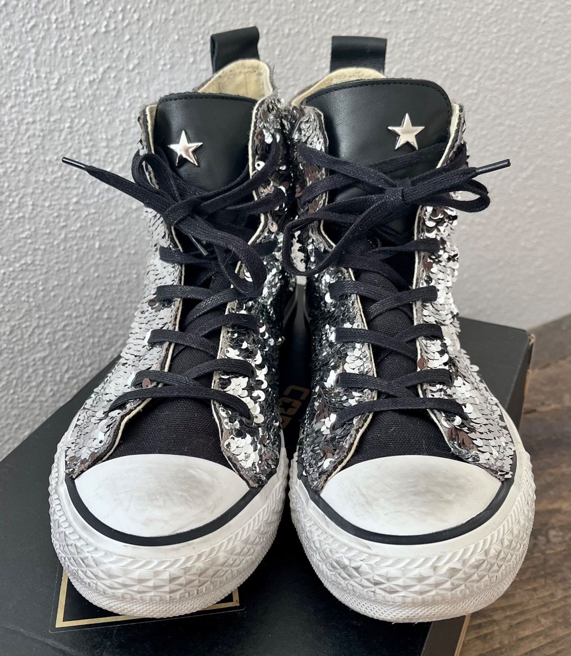 Converse Scarpe da uomo: Converse pailettes limited edition n.39 – Nuovo e nell'imballaggio originale da Breganzona venduto da mas_tv72 2