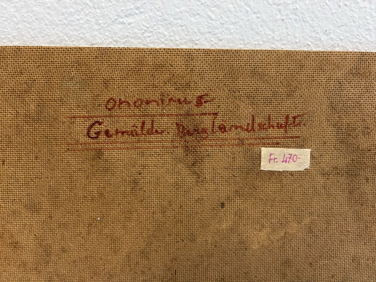 Gemälde: Berglandschaft Gemälde Anonimus – Gebraucht aus Hombrechtikon von vespa1954 7