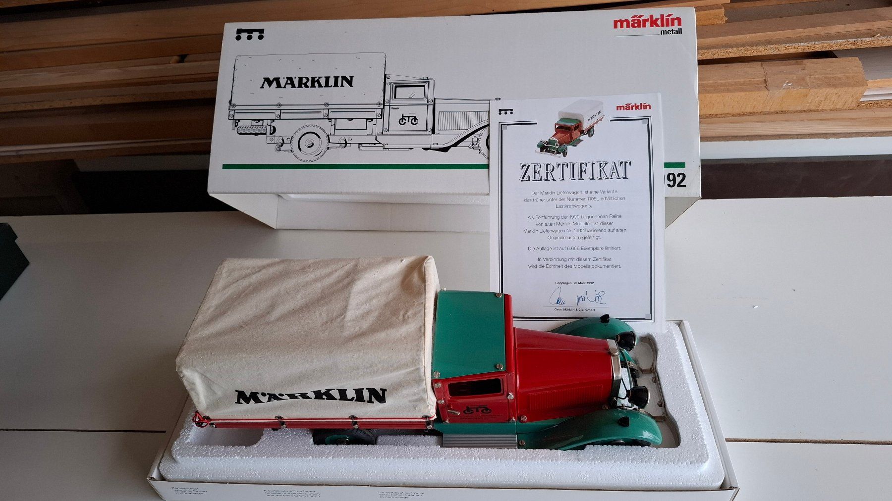 Märklin Kit di modellismo & Modellini statici: Märklin Lastwagen - 1992 – Nuovo (secondo la descrizione) da Schönenbuch venduto da krokometer