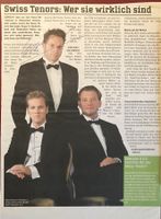 Swiss Tenors Autogramm signiert Magazinbild 20x29cm