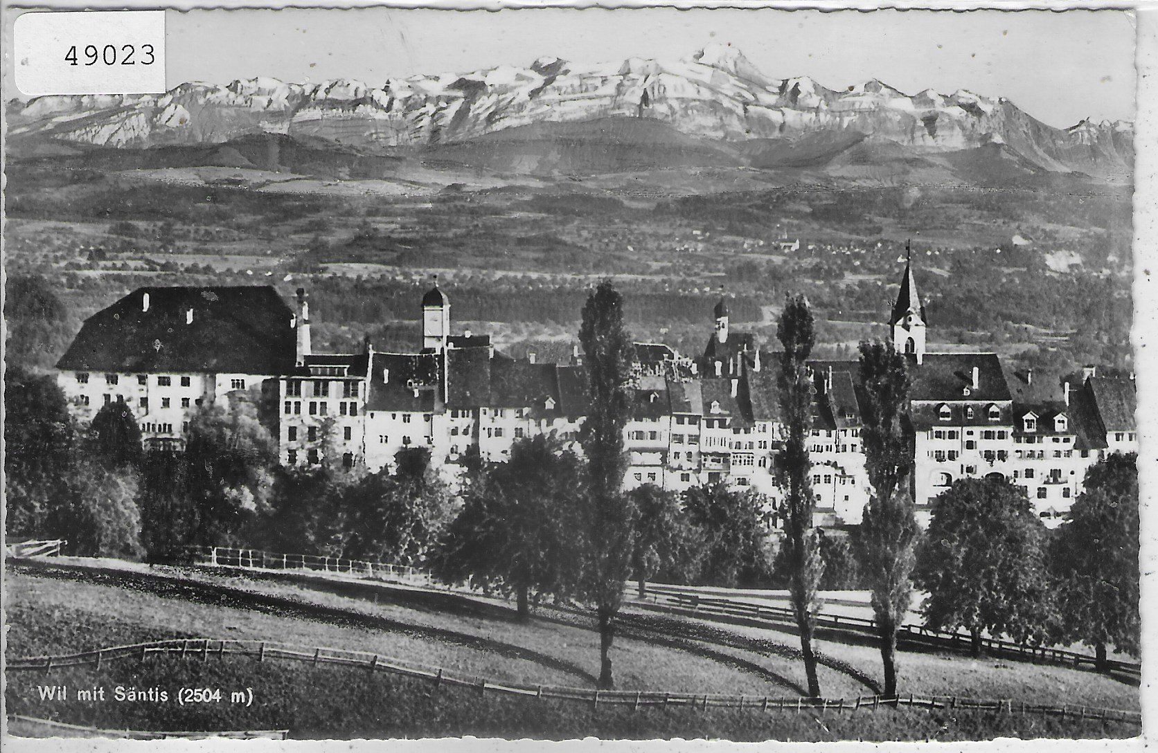 Cartes postales: Wil SG mit Säntis – D'occasion à Ettingen par Kartenplanet