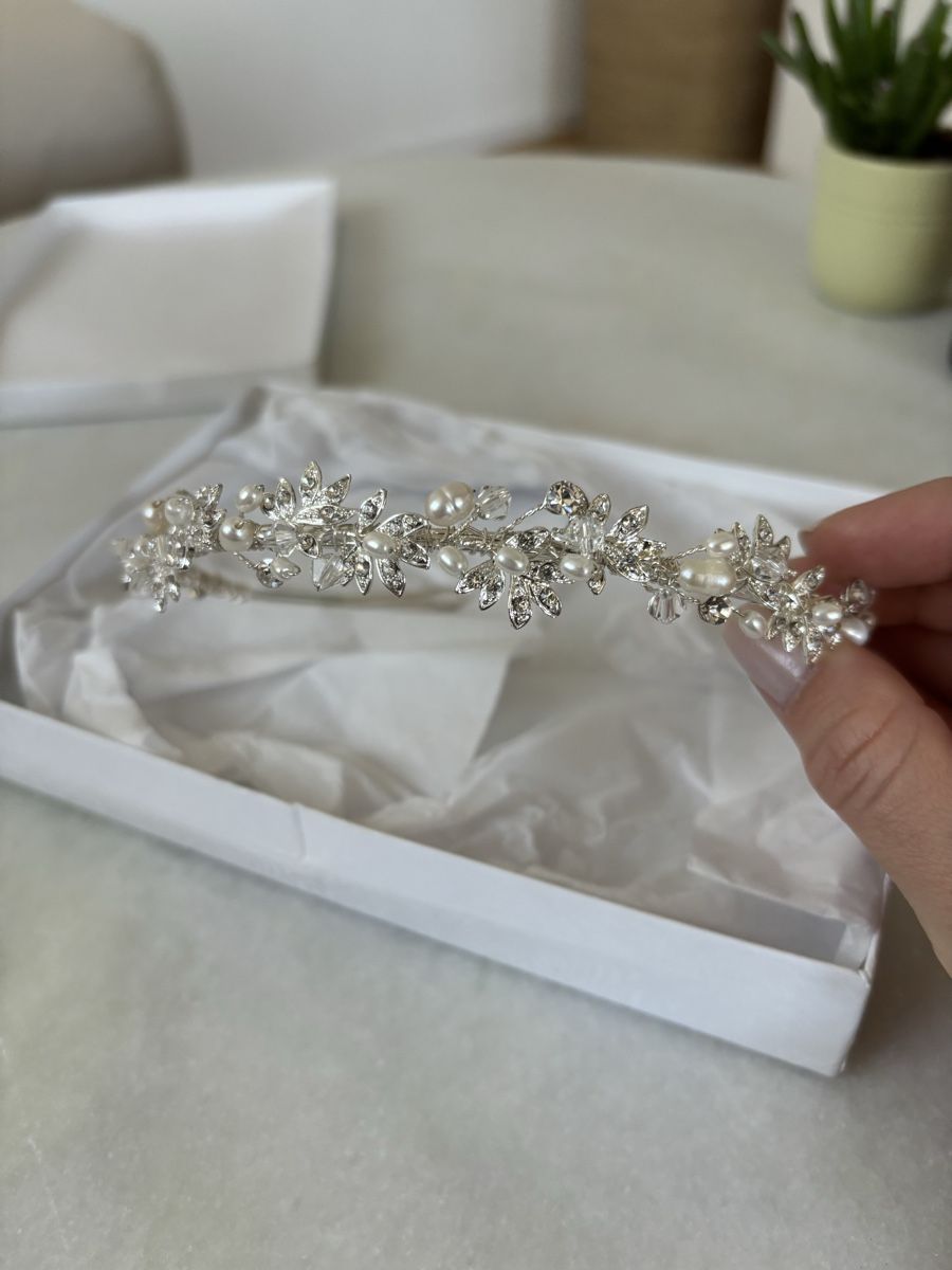 Haarschmuck: Diadem mit Perlen Hochzeit – Neu (gemäss Beschreibung) aus Wädenswil von S.ke 1