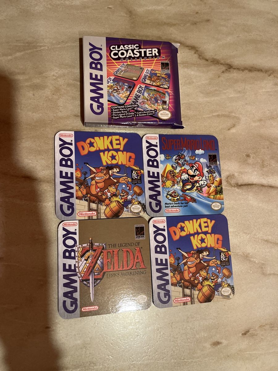 Sottobicchieri: Gameboy Untersetzer – Nuovo e nell'imballaggio originale da Einsiedeln venduto da sandramon