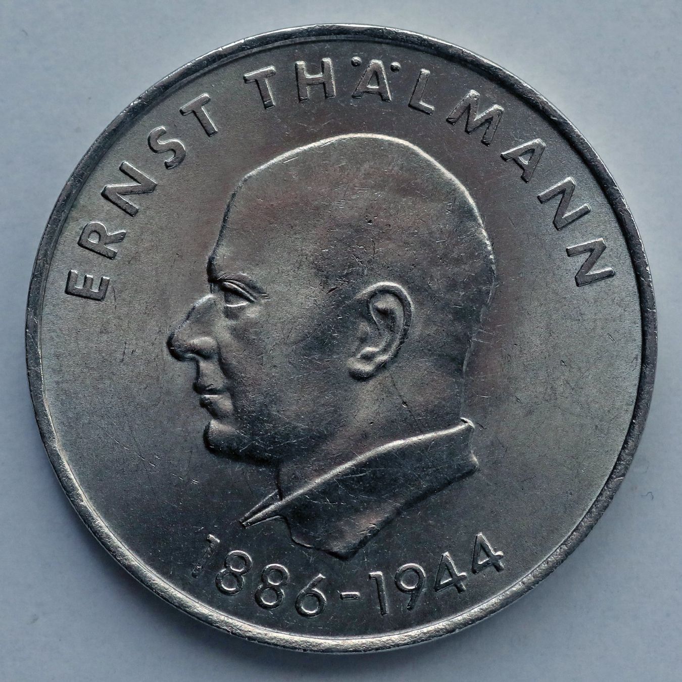 Tutti le monete: DDR 20 Mark 1971 "Ernst Thälmann" – Usato da Wald ZH venduto da hrw_rs7b 1