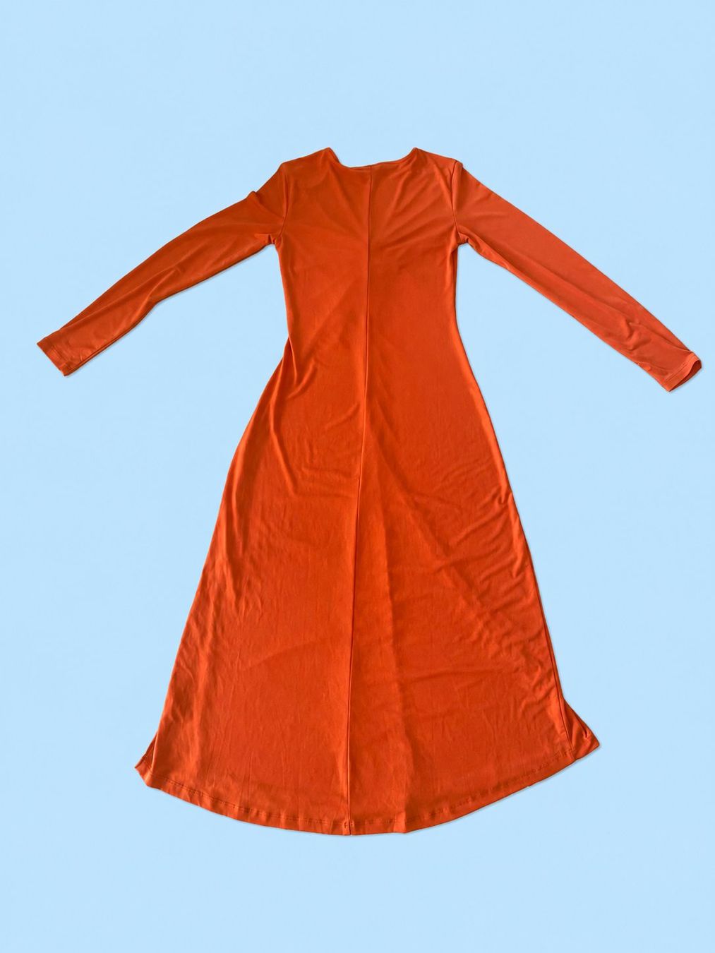 Stradivarius Vestiti: Orange Long Sleeve Dress - Stradivarius – Usato da Lugano venduto da selling_nice_stuff 1