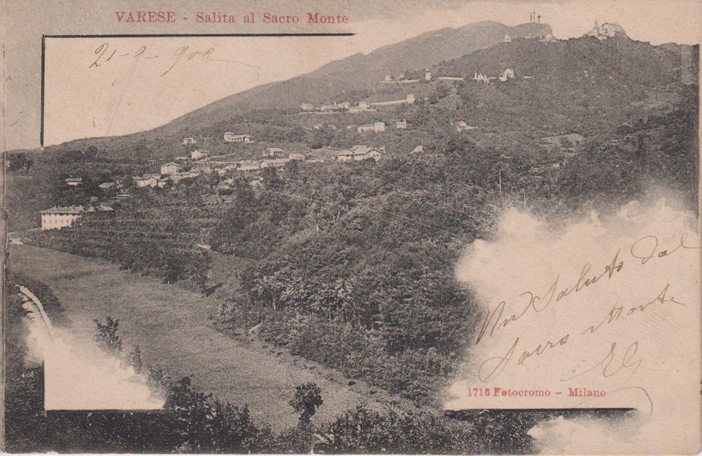 AK Varese Salita al Sacro Monte. 1900 Kaufen auf Ricardo