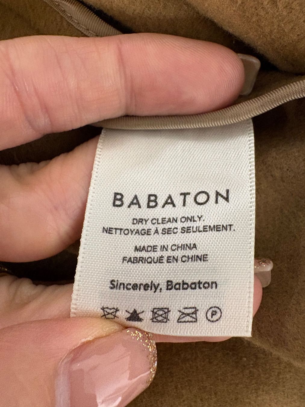 Mäntel: Babaton Mantel aus Wolle Gr. XS camel beige – Neu (gemäss Beschreibung) aus Regensdorf von secondchancefashion 6