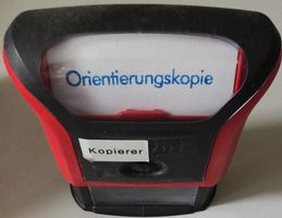 Praktischer Stempel "Orientierungskopie"