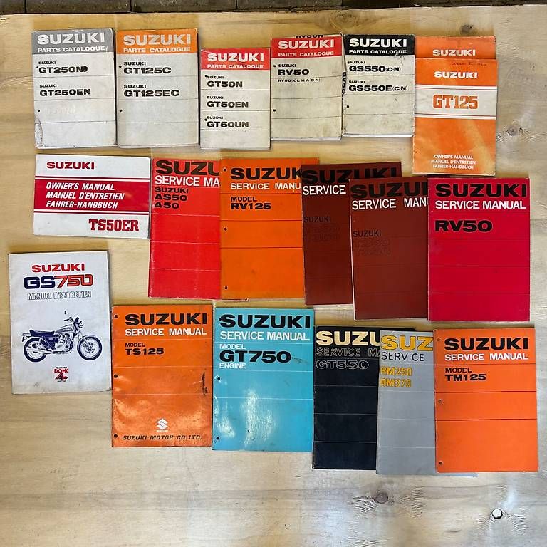 Libri: Suzuki Service Manual, Teile Katalog, Handbuch – Usato da Ringgenberg BE venduto da Scorpionsales