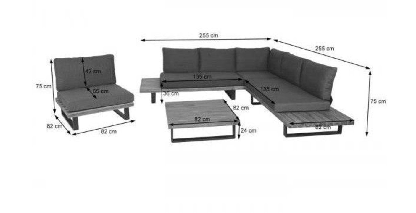 Divani: Garten-Garnitur mit Sessel Lounge-Set Sofa - Gratis Versand – Nuovo e nell'imballaggio originale da Kleinwangen venduto da meinwarenkorb.ch 1