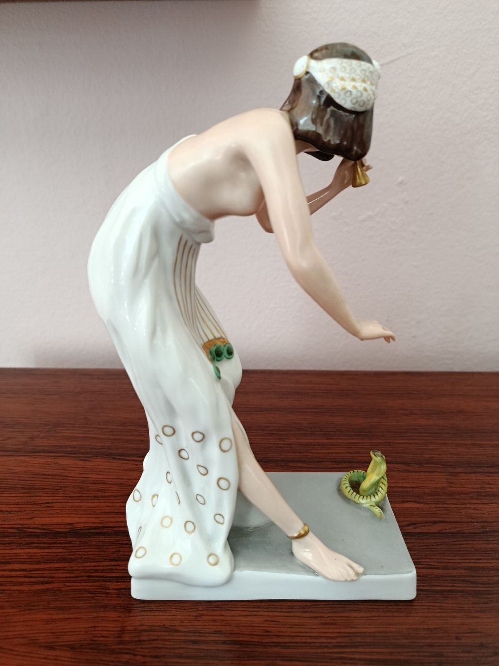 Rosenthal Statuette: Rosenthal Figur Schlangenbeschwörerin , B.Boehs 19,5 cm – Usato da Zürich venduto da timeless.tones 2