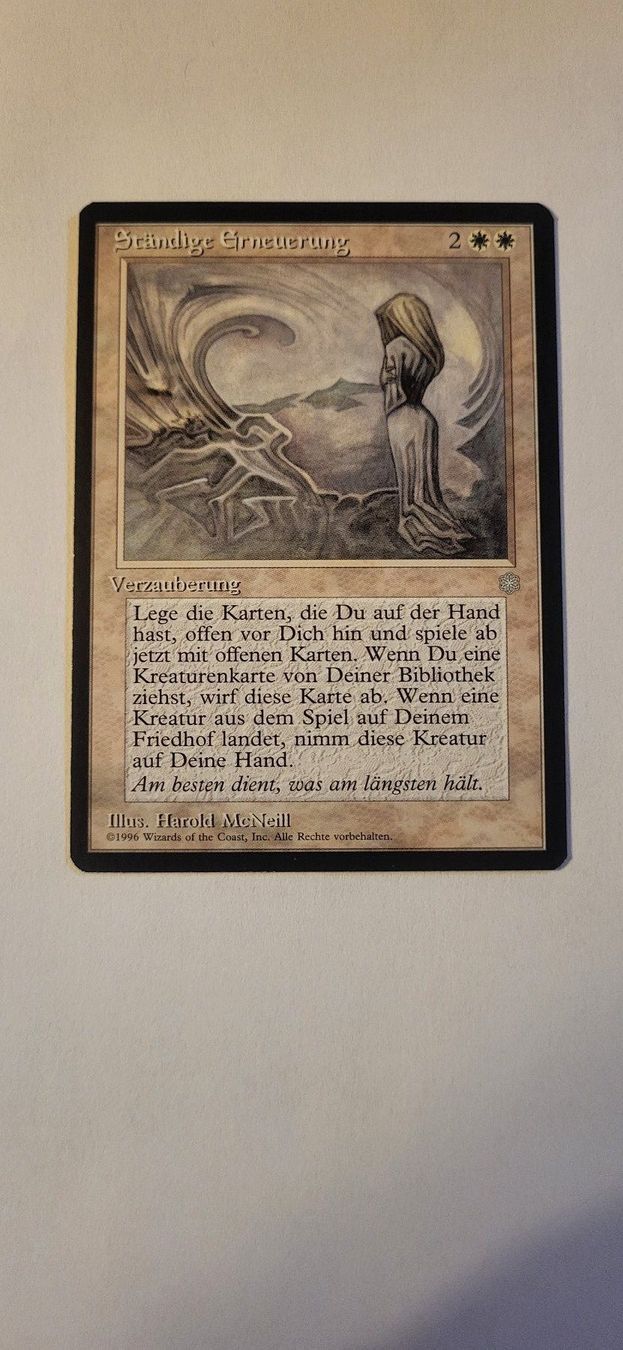 Magic The Gathering Carte collezionabili: MTG - Ständige Erneuerung – Usato da Münsingen venduto da Heroism2010