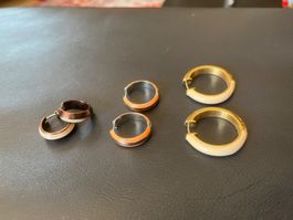 3 paires de créoles Esprit