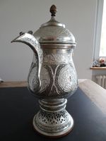 Versilberter Samowar aus Kashmir Antik