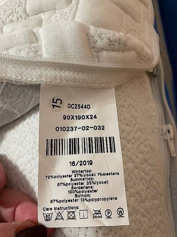 Materassi: Technogel Matratze Aero, Bett - 90x190x24 – Usato da Löhningen venduto da Divemisli 2
