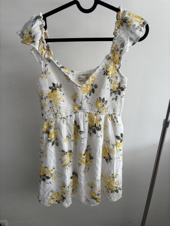 Hollister Kleid weiss S