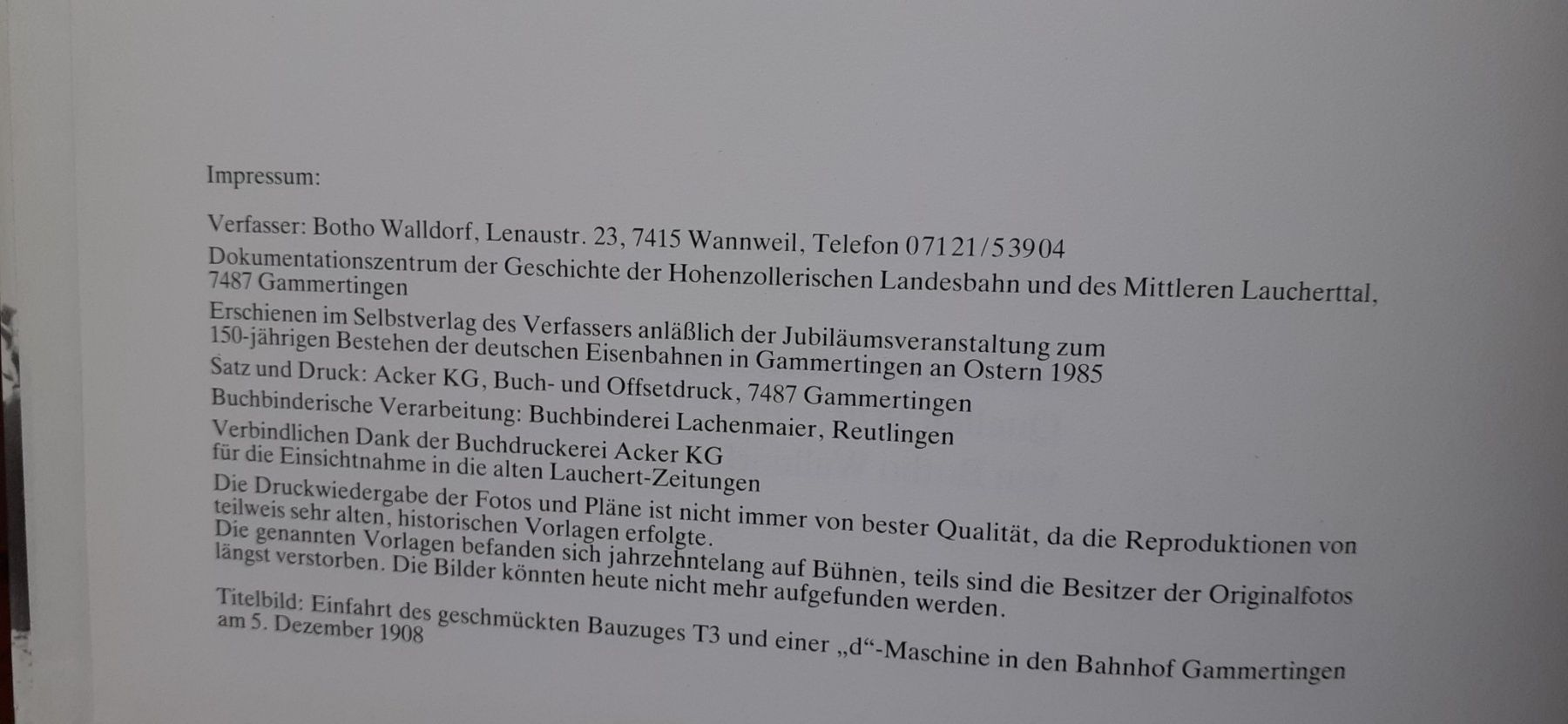 Libri: Gammertingen Dampflockzeit – Usato da Mörschwil venduto da aik_x8mc 2