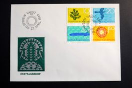 1966 FDC Schutz der Natur
