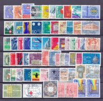 1963-1979 div. Sätze und Einzelmarken alle mit VOLLSTEMPEL