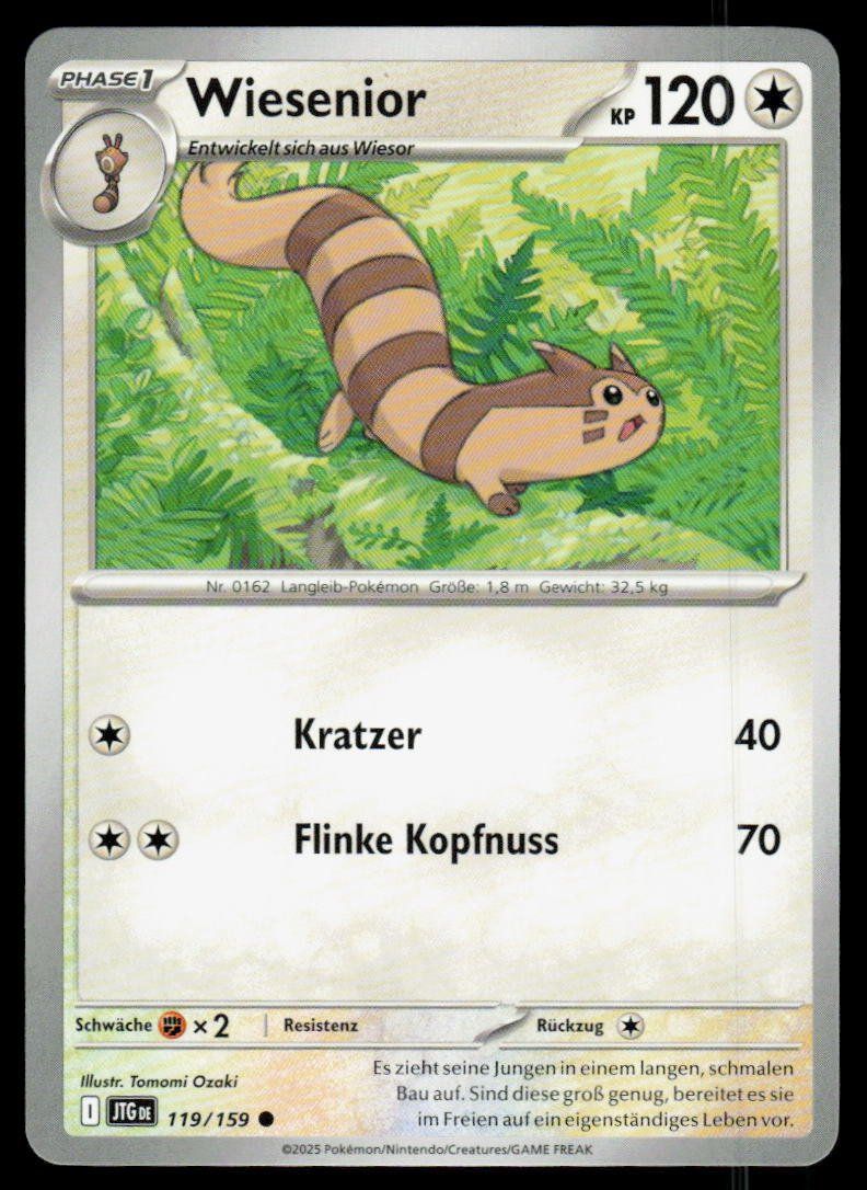Pokémon Carte collezionabili: Pokemon Wiesenior 119/159 – Usato da Herisau venduto da Pokemon2025