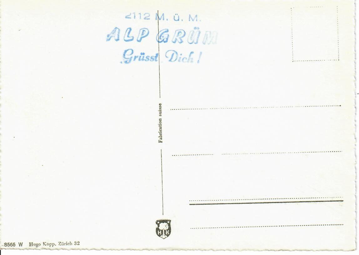 Cartoline postali: Piz Palü mit Gletscherspalte – Usato da Hochdorf venduto da Ziegel-16 1