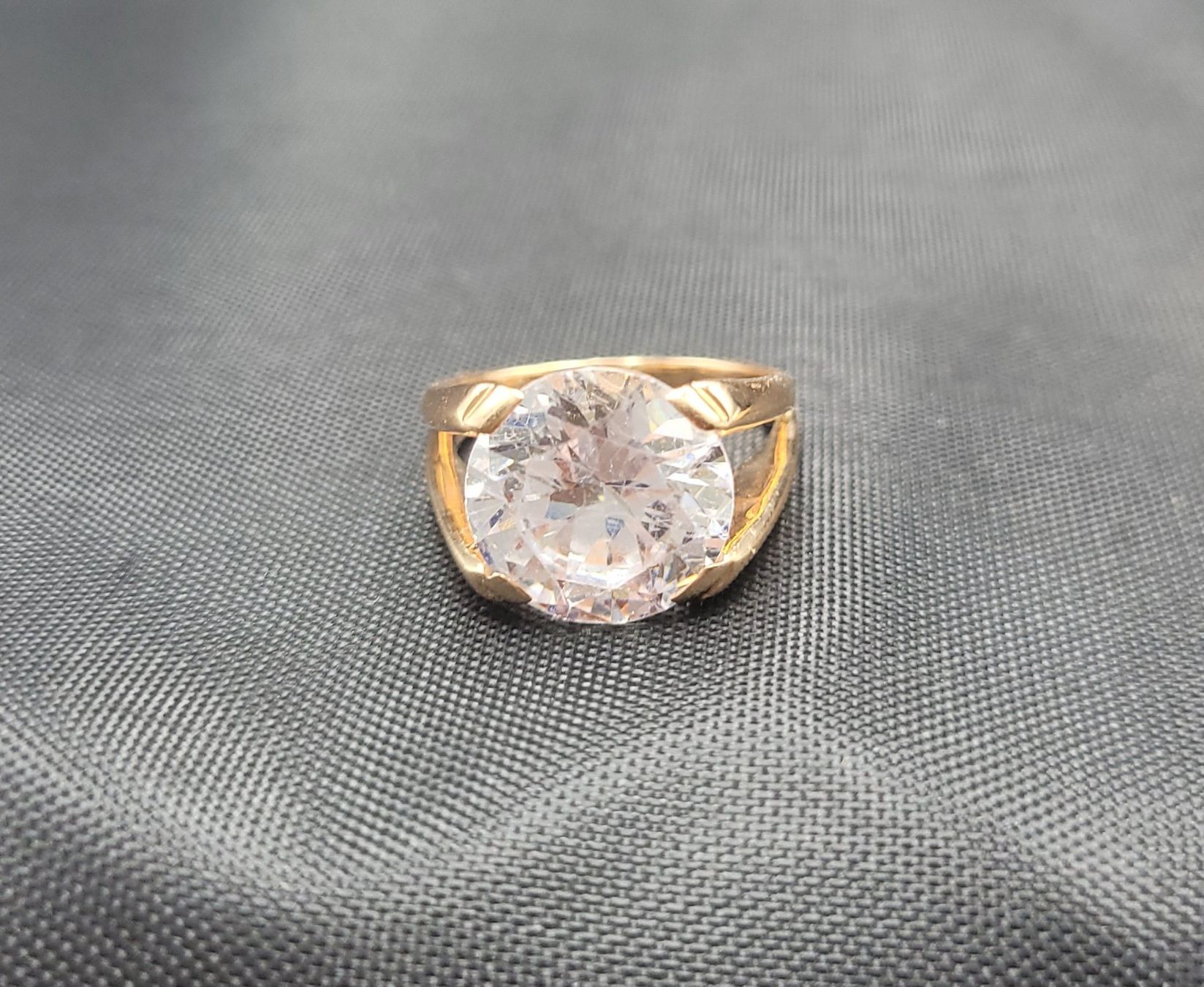 Anelli: 585 Rose Gold Solitär Ring Mit Stein – Usato da Wald ZH venduto da Dasilver 7