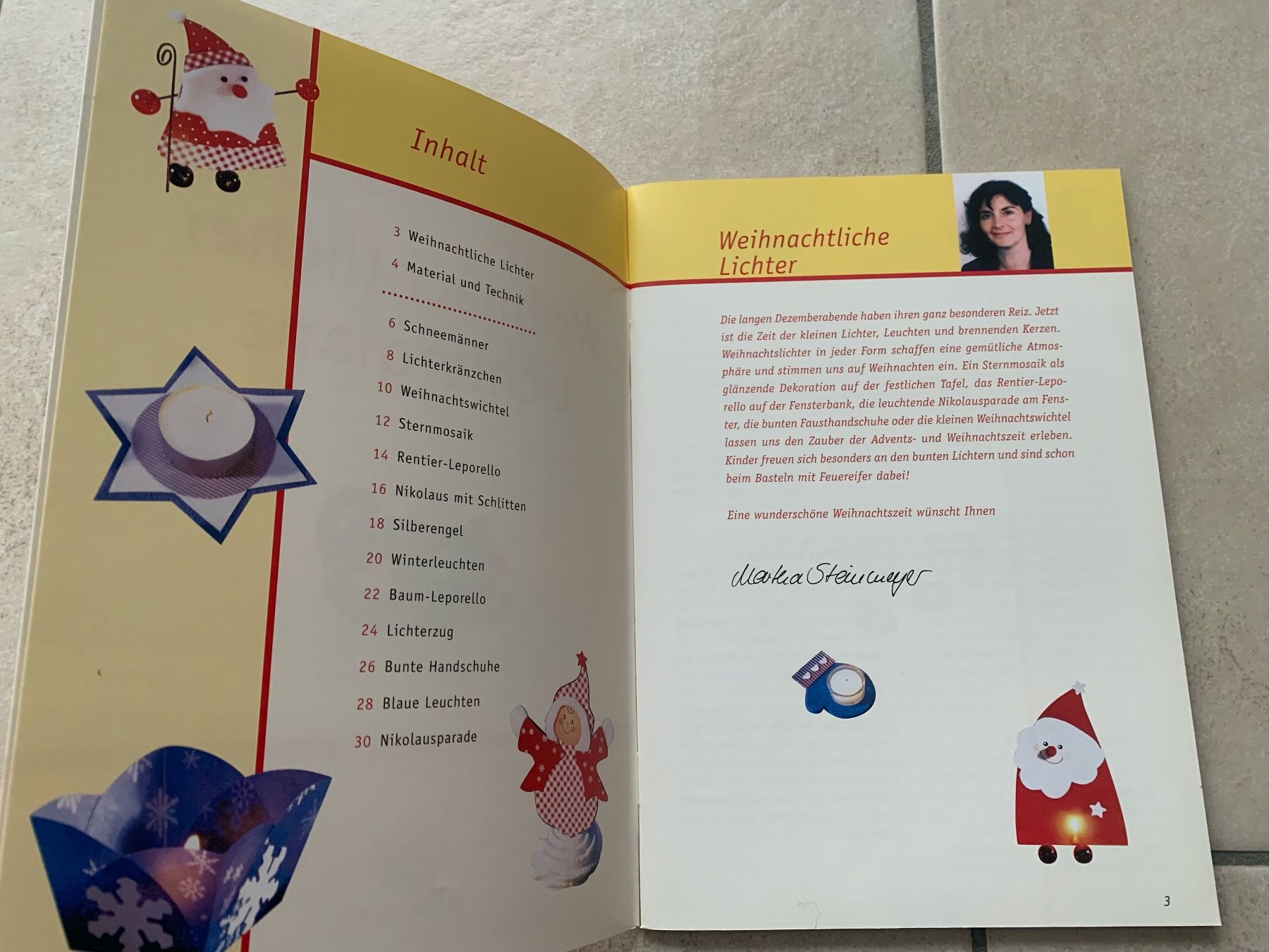 Libri: WEIHNACHTLICHER LICHTERGLANZ/ MIT VORLAGEN – Nuovo (secondo la descrizione) da Brugg AG venduto da olamim 1