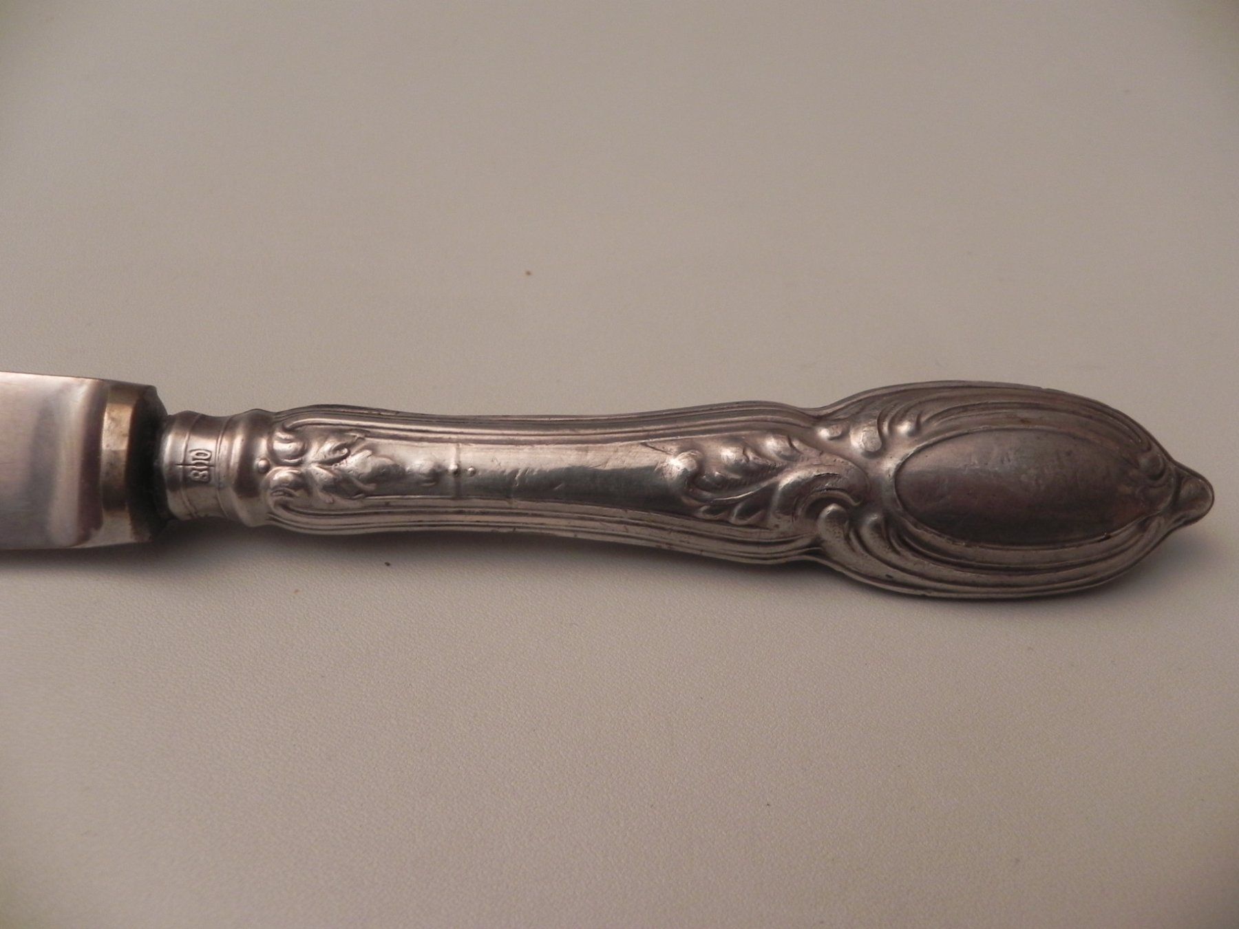 Posate: altes 800er Silber-Kuchenmesser / Messer – Usato da Minusio venduto da Lory64 4
