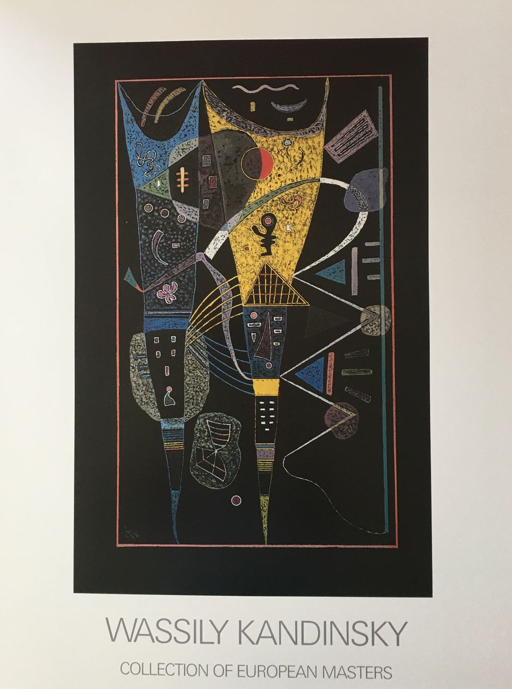 Grafica & Litografie: Wassily Kandinsky     "La Tension Double"     Kunstdruck – Usato da Nennigkofen venduto da waltraub 1