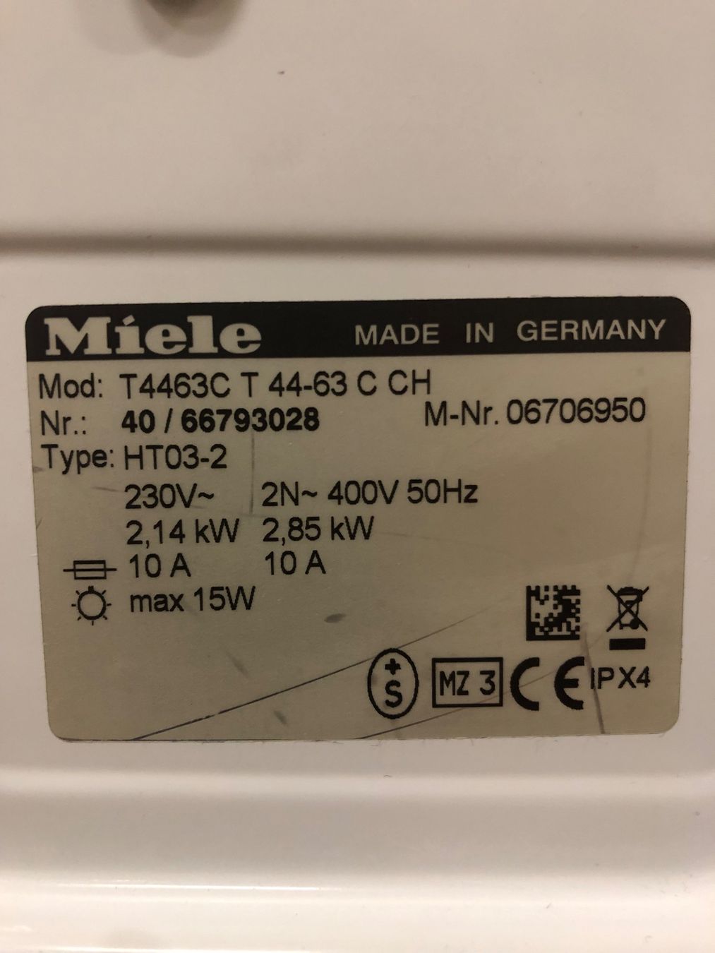 Asciugatrici: Miele Tumbler – Usato da Diessenhofen venduto da Peppilella 2