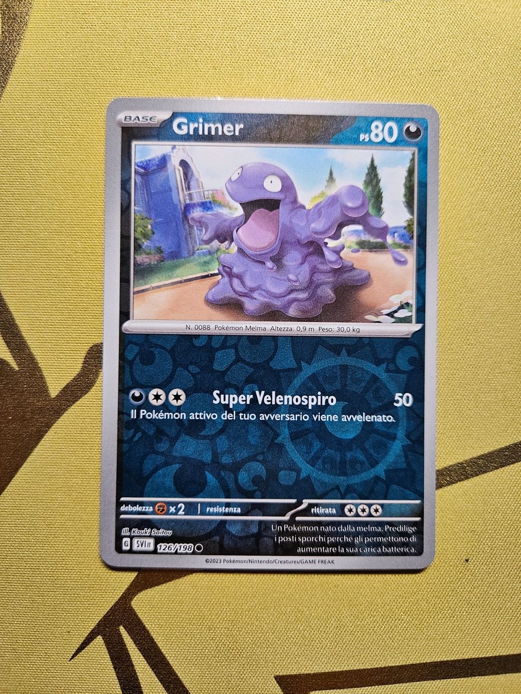 Pokémon Carte collezionabili: Scarlet & Violet - Grimer – Usato da Bellinzona venduto da Pokemarco