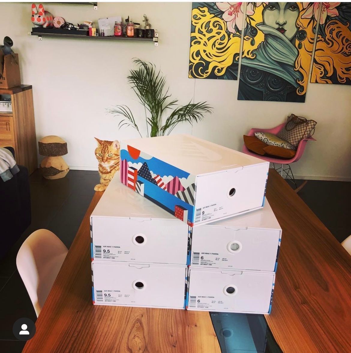 Scarpe da uomo: Nike Air Max 1 Parra Patta DS US 9.5 – Nuovo e nell'imballaggio originale da Konolfingen venduto da likeacat 1