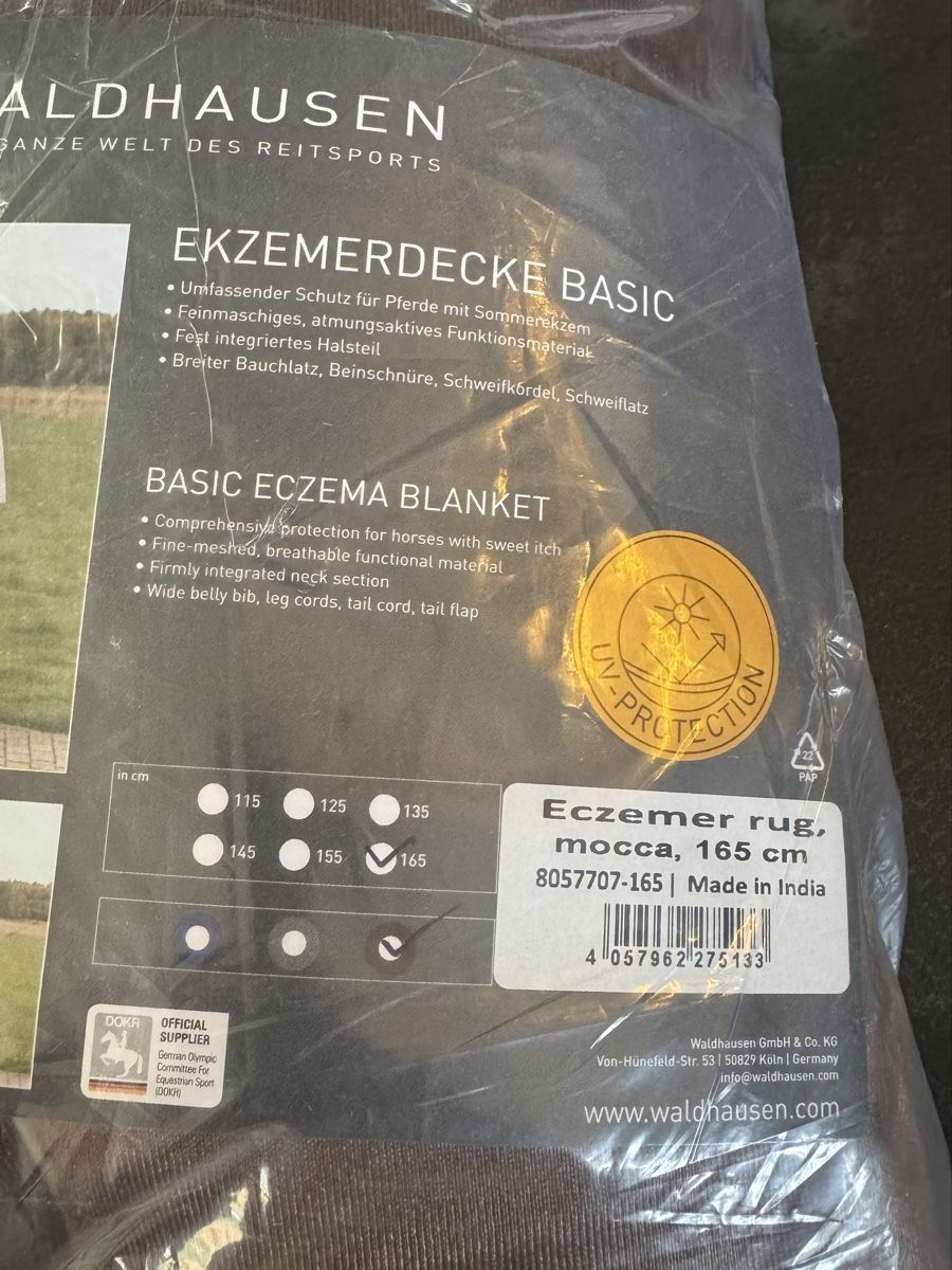 Decken: Waldhausen Ekzemerdecke BASIC 165cm neu – Neu (gemäss Beschreibung) aus Schlieren von Freundlich02 3