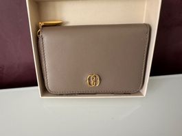 BALLY Portemonnaie mit Logo-Patch -taupe edel 11/8