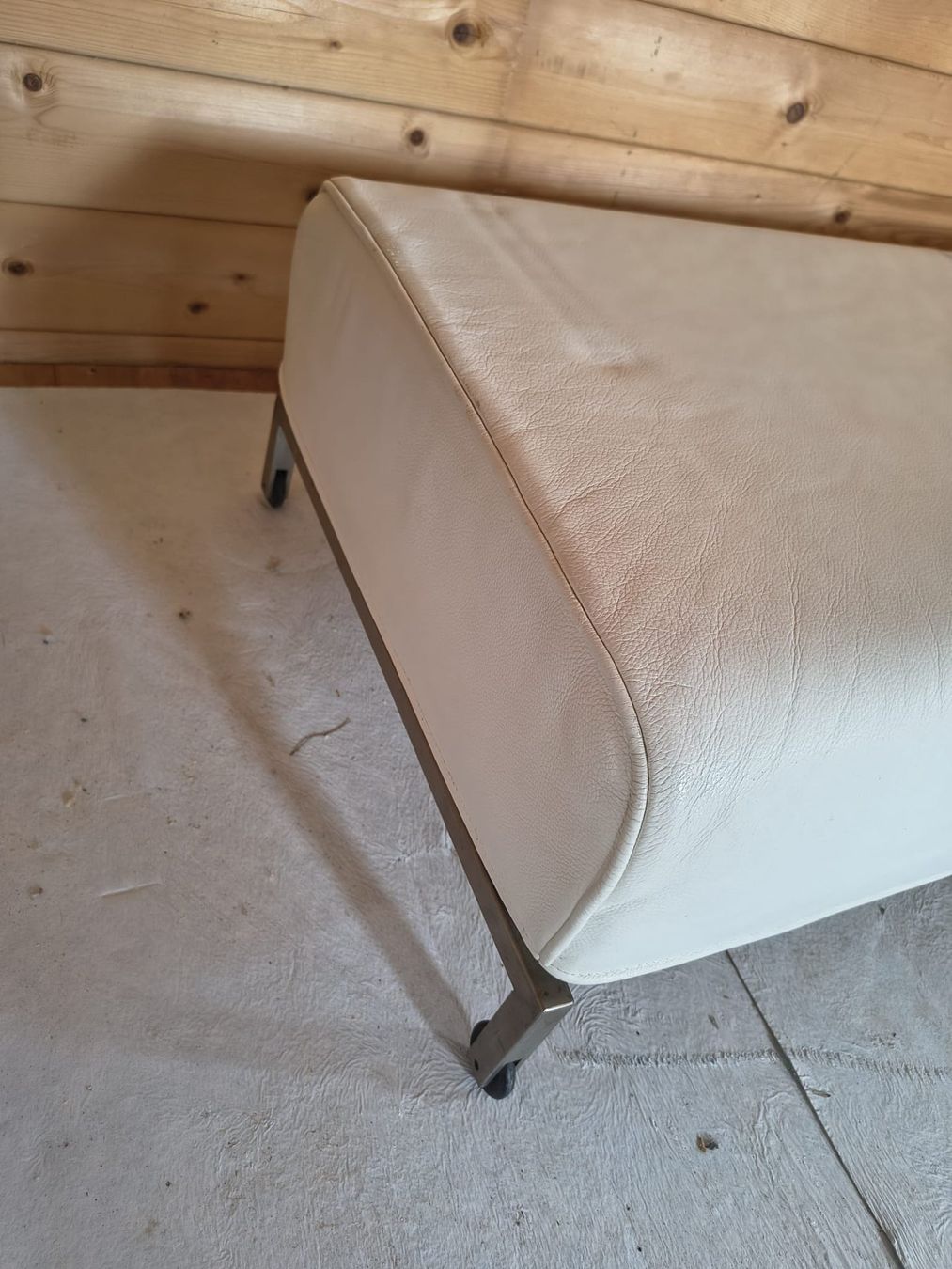 Divani: Sofa - Bank Leder weiss – Usato da Appenzell venduto da Ricardoshopper01 1