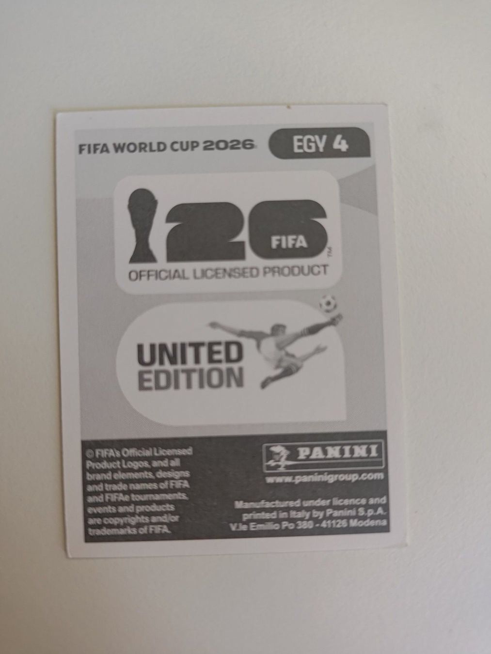 Panini Carte collezionabili: Panini Sticker WM 2026 | EGY 4 – Nuovo (secondo la descrizione) da Bern venduto da Nicolaro 1
